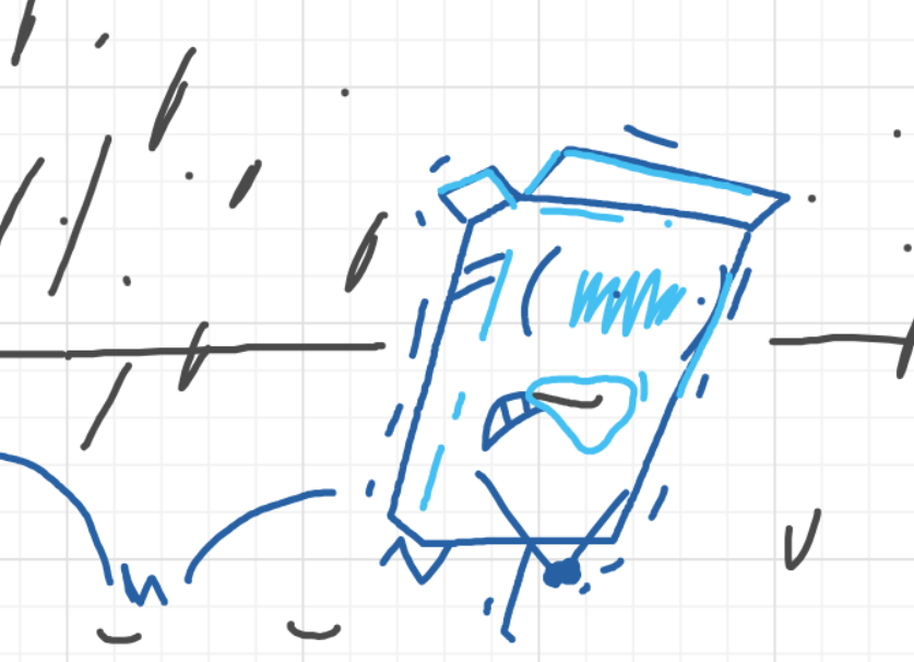 A panel from I've Been Everywhere, Man, episode nine of the Board Boards object show by Furretwalk/WalkingFurret.